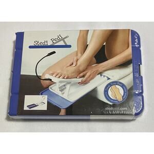 Stedi Pedi for Home Self Pedicures Foot Surface with LED Task Light NEW Sealed